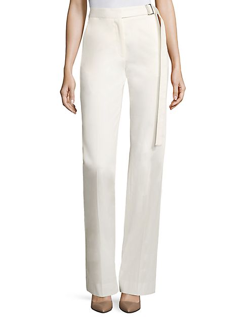 Josie Natori - Solid High-Waist Pants