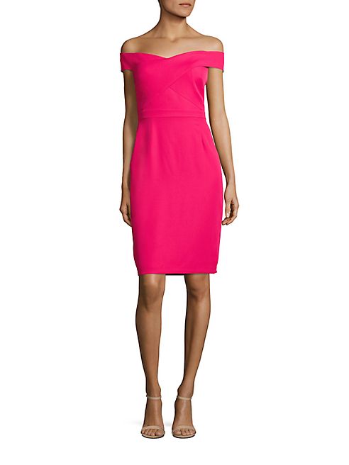 Laundry by Shelli Segal - Off-The-Shoulder Sheath Dress