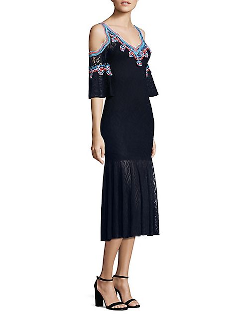 Peter Pilotto - Lace Jacquard Knit Dress