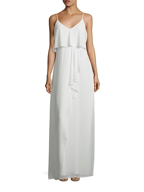 Laundry by Shelli Segal - Popover Chiffon Gown