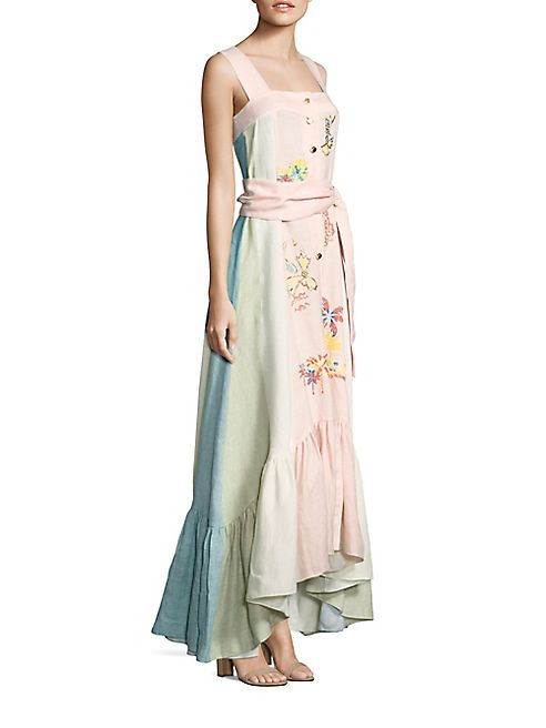 Peter Pilotto - Embroidered Linen Dress