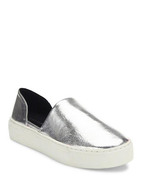 Rebecca Minkoff - Nana Metallic Leather d'Orsay Skate Sneakers