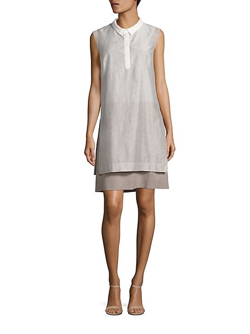 Peserico - Layered Shirt Dress