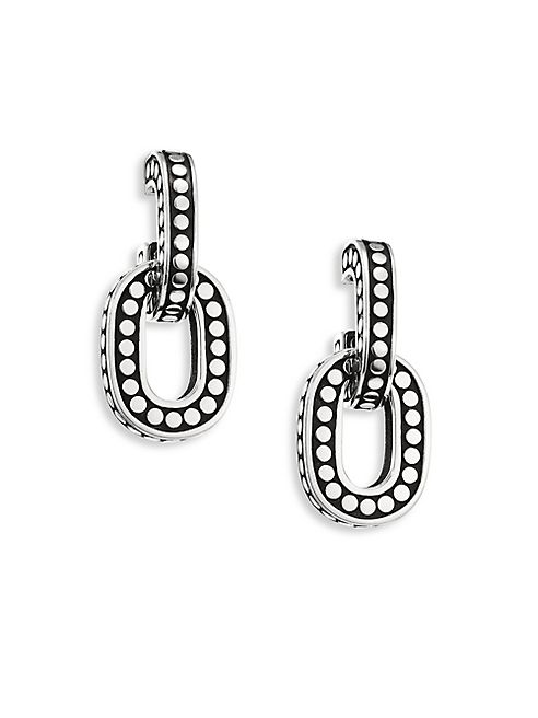 John Hardy - Dot Small Sterling Silver Hoop Earrings