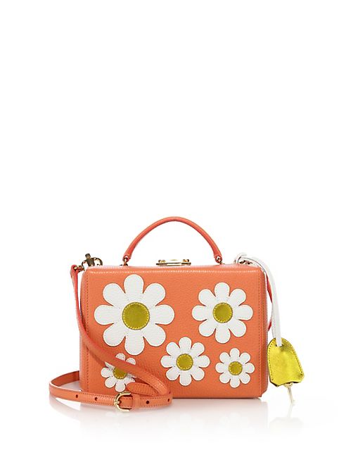 Mark Cross - Grace Box Small Daisy Leather Crossbody Bag