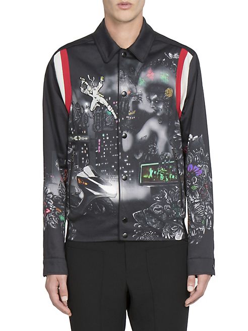 Lanvin - Printed Cotton Bomber Jacket