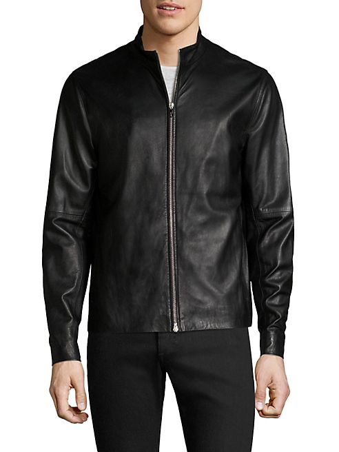 Rag & Bone - Zip Front Leather Jacket