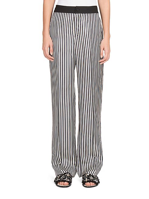 Lanvin - Stripe Wide-Leg Pants