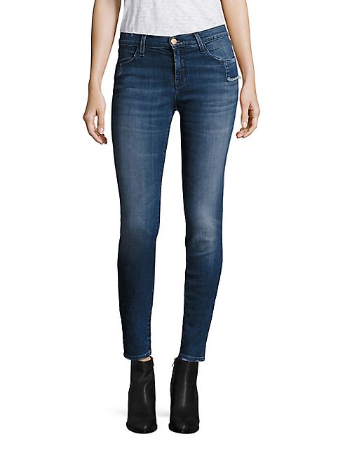 J BRAND - 620 Shadow Pocket Super Skinny Jeans/Gone