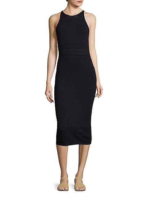 Elizabeth and James - Mimi Pointelle Body-Con Dress