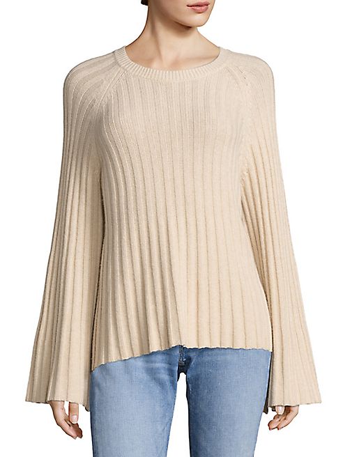 Elizabeth and James - Baker Wool Blend Flare Sleeve Top