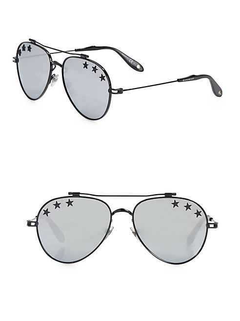 Givenchy - Stars 58MM Reflective Aviator Sunglasses