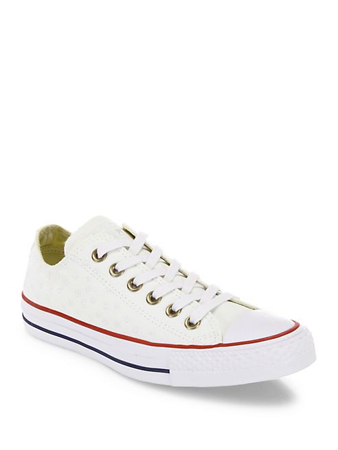 Converse - Chuck Taylor All-Star Star-Embroidered Low-Top Sneakers