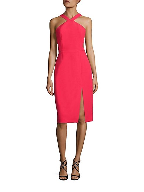 BCBGMAXAZRIA - Ruth Cutout Crepe Dress