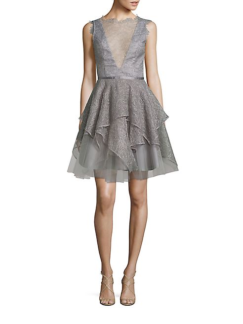 NHA KHANH - Arrow Tiered Cocktail Dress