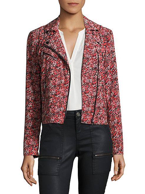 Joie - Frona Floral Printed Moto Jacket