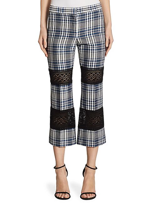 Alexander McQueen - Kickback Plaid Wool Trousers