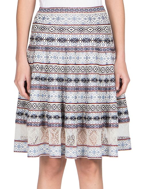 Alexander McQueen - Jacquard Knit Skirt