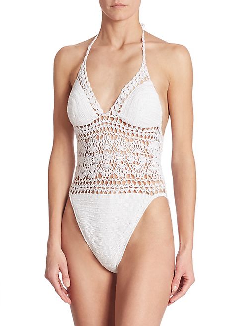 Anna Kosturova Swim - Filigree Regular-Fit Monokini