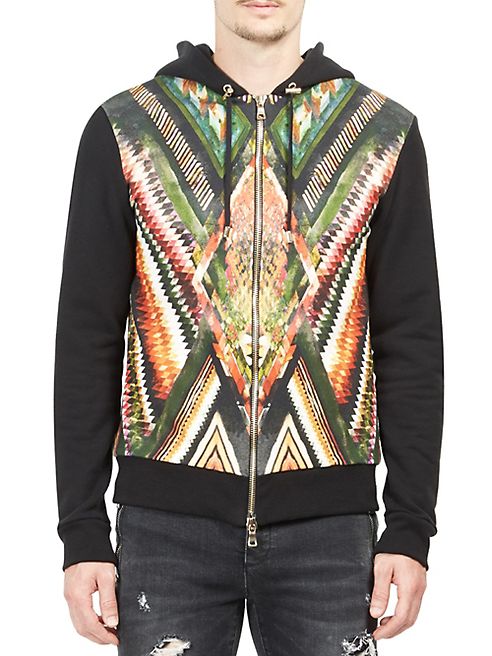 Balmain - Multi-Shaped Printed Hoodie