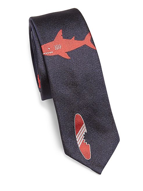 Thom Browne - Shark Surfboard Silk Tie