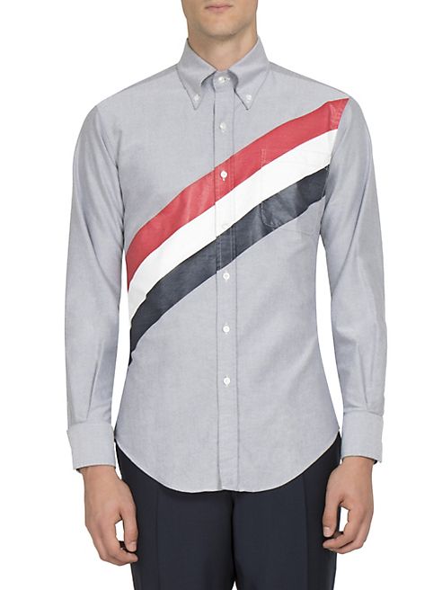 Thom Browne - Regular-Fit Striped Shirt