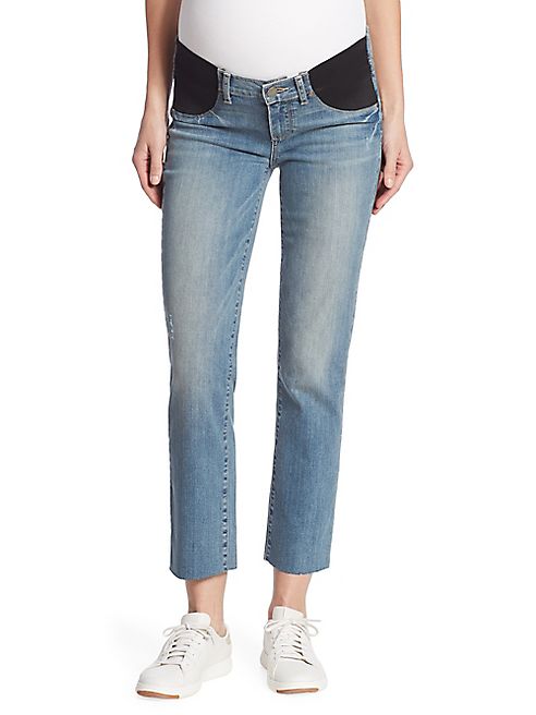 Paige Maternity - Miki Straight Leg Maternity Jeans