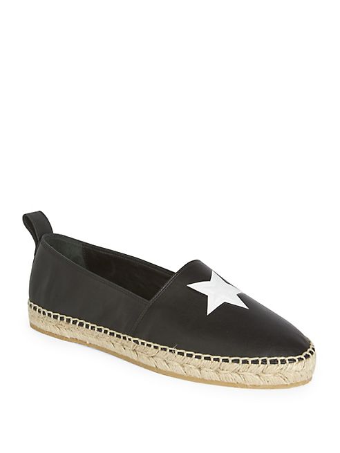 Givenchy - Star Lamb Leather Espadrilles