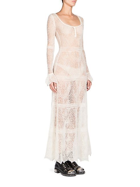 Alexander McQueen - Crochet Lace Wool Dress