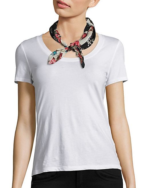 Rag & Bone - Floral Cotton & Silk Bandana