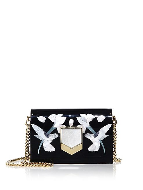 Jimmy Choo - Lockett Minaudiere Acrylic Shoulder Bag