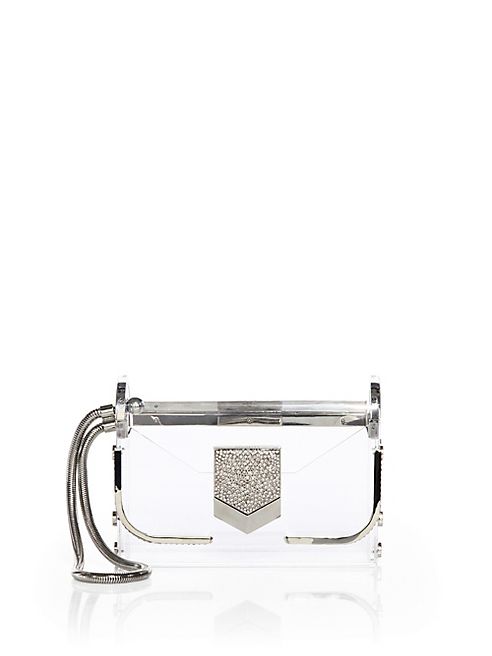 Jimmy Choo - Lockett Clear Acrylic Minaudiere