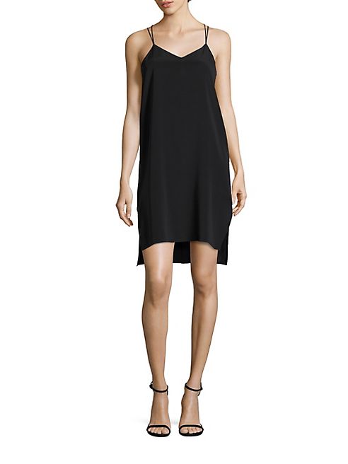 Halston Heritage - Y-Back Slip Dress