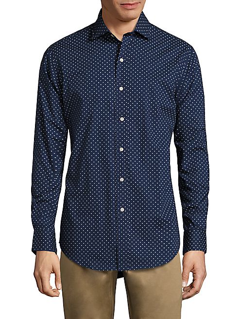 Polo Ralph Lauren - Poplin Estate Dot Printed Shirt