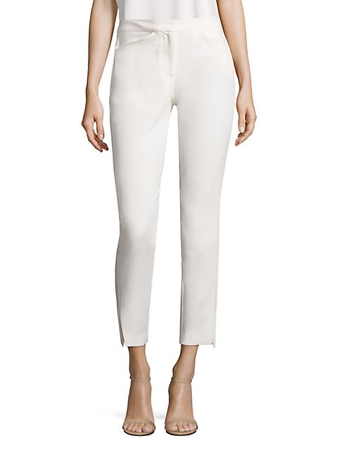 Halston Heritage - Straight-Leg Ankle Pants