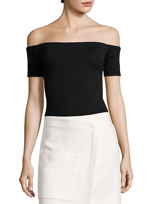 Halston Heritage - Margaux Off-The-Shoulder Bodysuit