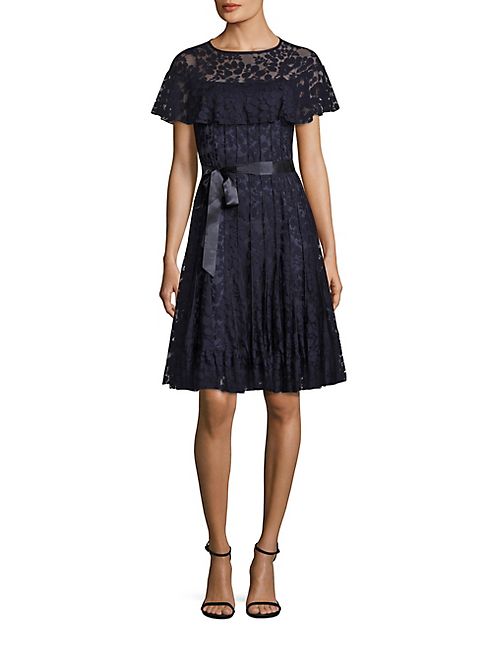 Teri Jon by Rickie Freeman - Ruffled Lace Dress