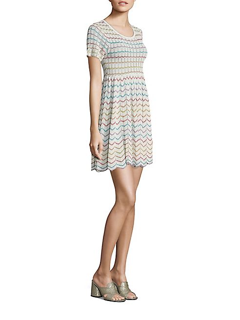 Marc Jacobs - Chevron Baby Doll Dress