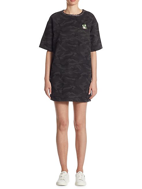 Marc Jacobs - Camo Cotton T-Shirt Dress