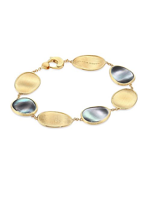 Marco Bicego - Lunaria Black Mother-Of-Pearl & 18K Yellow Gold Bracelet