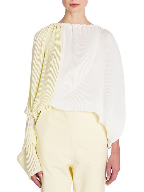 Marni - Colorblock Pleated Top