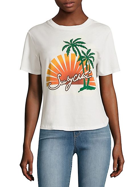 See by Chloé - Logo Printed Tee