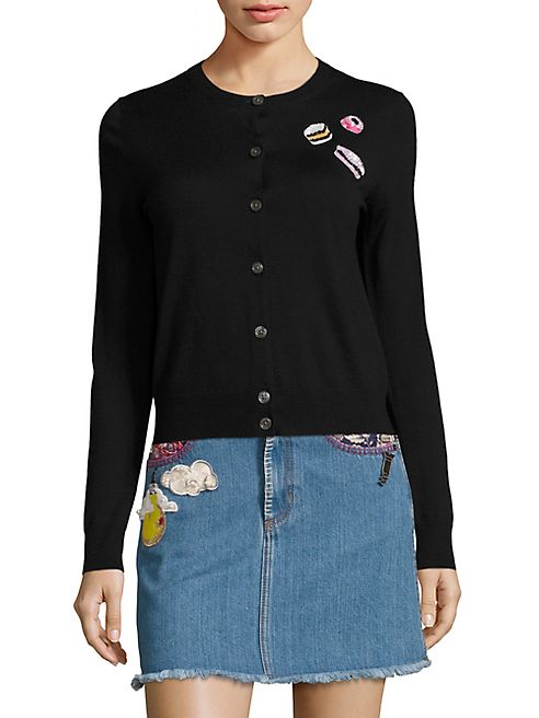 Marc Jacobs - Candy-Embroidered Wool Cardigan