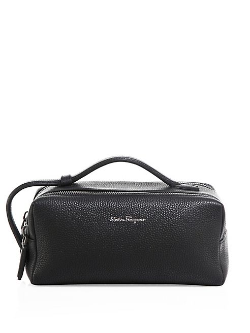 Salvatore Ferragamo - Float Embossed Leather Dopp Kit