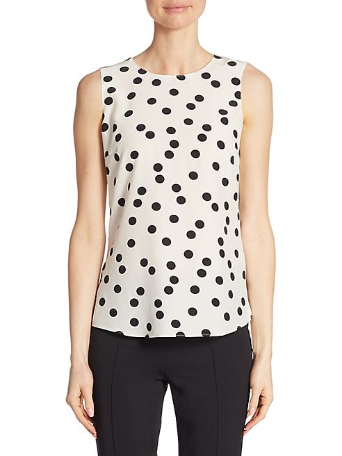 Akris punto - Polka Dot Silk Blouse