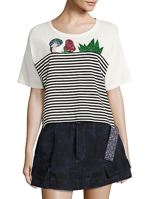 Marc Jacobs - Embellished Cropped Top