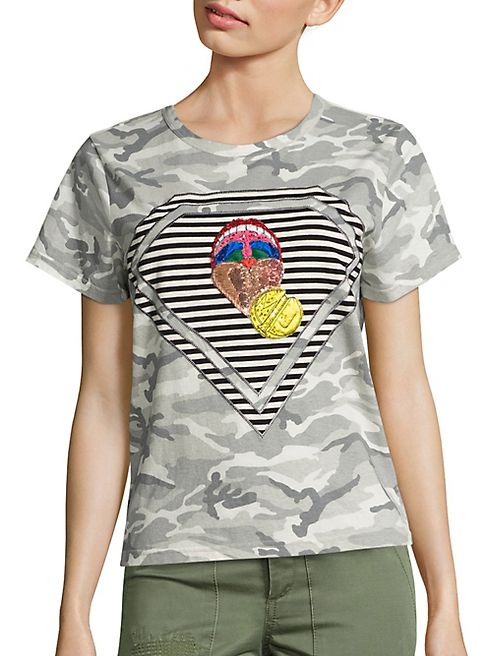 Marc Jacobs - Julie Mouth Camo Tee