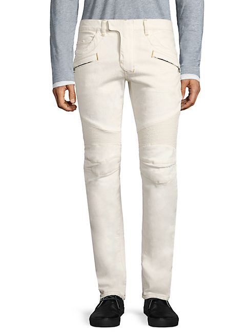 Balmain - Slim-Fit Biker Jeans