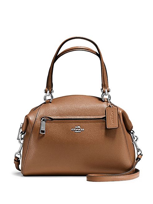 COACH - Prairie Pebble Leather Satchel