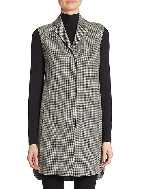 Akris punto - Houndstooth Wool Vest